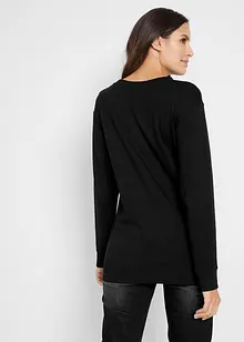 Katoenen longsleeve met print, bonprix