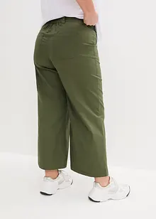 Wide leg jeans met high waist en comfortband, bonprix