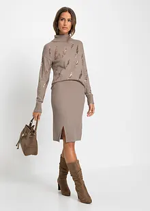 Oversized trui in een zachte viscosemix, bonprix