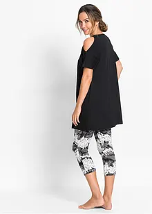 Capri pyjama met korte mouwen (2-dlg. set), bonprix