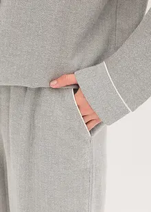 Geweven flanellen pyjama met visgraatpatroon, bonprix