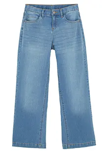 Wide leg mid waist jeans, bonprix