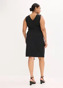 Jersey jurk met strassapplicatie, bonprix