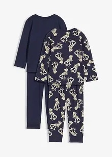 Pyjama van zacht katoen (4-dlg. set), bonprix