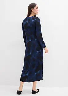 Midi jurk van satijn, bonprix