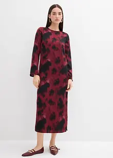 Midi jurk van satijn, bonprix