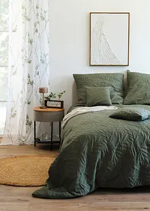 Kussenhoes met bladmotief, bonprix