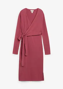 Zwangerschapsjurk/voedingsjurk van katoen in wikkellook, bonprix