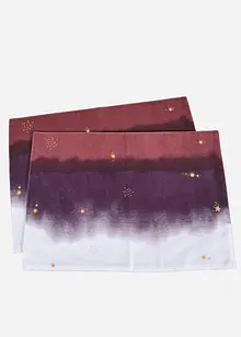 Placemats van biologisch katoen (set van 2), bonprix