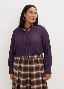 Chiffonblouse met afneembare strik, bonprix