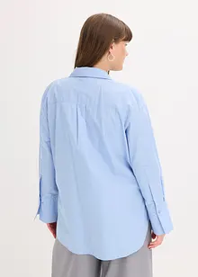 Blouse met strik van katoen, bonprix