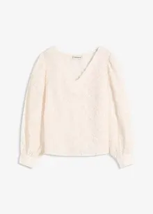 Blouse met bloemenstructuurpatroon, bonprix