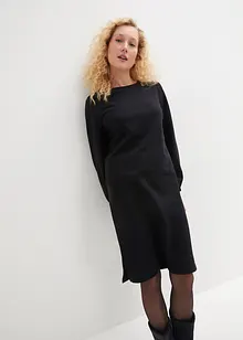 Sweatjurk met ballonmouwen en split, bonprix