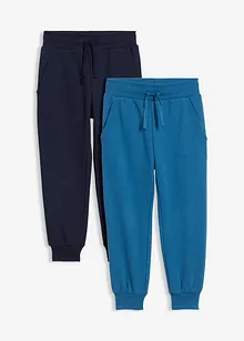 Joggingbroek van een zachte katoenmix (set van 2), bonprix