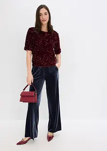 Shirt met pailletten, bonprix