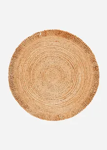 Rond Kelim vloerkleed met franjes, bonprix