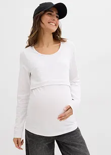 Zwangerschaps- en voedingsshirt (set van 2), bonprix