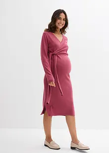 Zwangerschapsjurk/voedingsjurk van katoen in wikkellook, bonprix