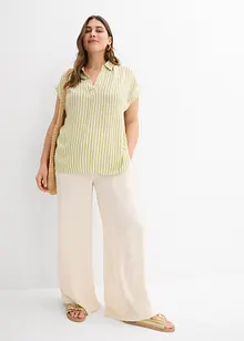 Blouse van soepele viscose, korte mouw, bonprix