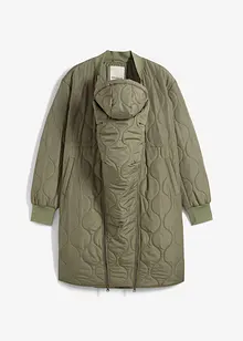 Lange, gewatteerde zwangerschapsjas/draagjas, bonprix