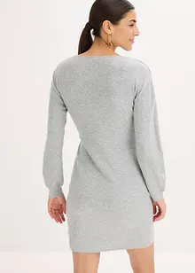 Gebreide jurk in wikkellook, bonprix