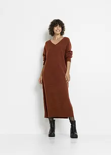 Gebreide oversized midi jurk, bonprix