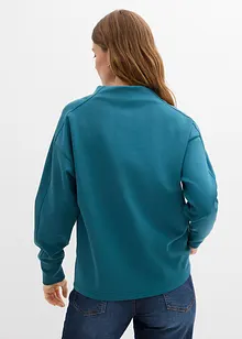 Oversized sweater van zachte scuba, bonprix