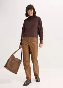 Oversized sweater van zachte scuba, bonprix