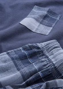 Pyjama met flanellen broek van zacht katoen, bonprix