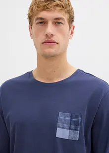 Pyjama met flanellen broek van zacht katoen, bonprix