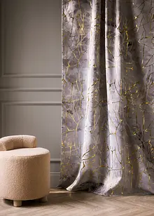 Verduisterend gordijn met glanzende print (1 stuk), bonprix