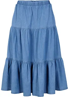 Denim strokenrok, bonprix