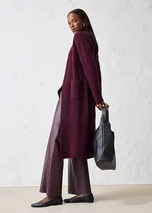 Lang gebreid vest met alpacawol, bonprix