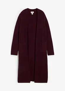 Lang gebreid vest met alpacawol, bonprix