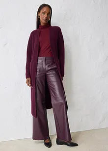 Lang gebreid vest met alpacawol, bonprix