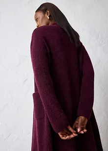 Lang gebreid vest met alpacawol, bonprix