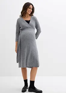 Zacht gebreide zwangerschapsjurk / voedingsjurk met 3/4 mouwen, bonprix