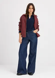 Poloshirt van fijne viscose, bonprix