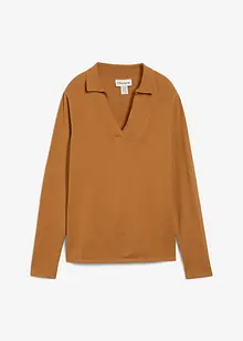 Poloshirt van fijne viscose, bonprix