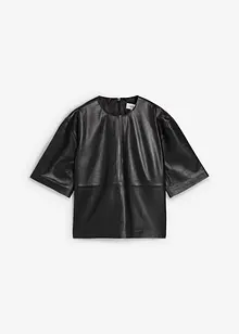 Leren tuniek van lamsnappa, bonprix