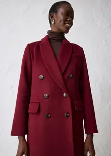 Lange blazerjas met wol, bonprix