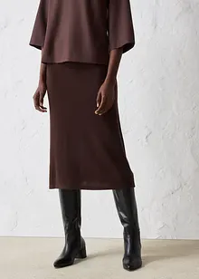 Gebreide rok van zachte wolmix, bonprix