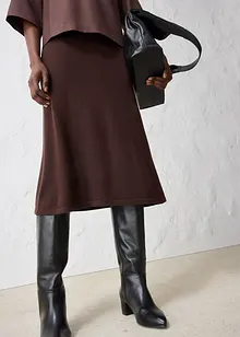 Gebreide rok van zachte wolmix, bonprix