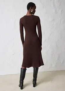 Gebreide jurk van merinowol, bonprix