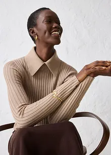 Fijngebreide trui van merinowol, bonprix