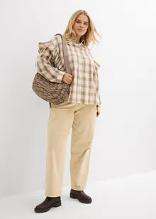 Corduroy barrel broek, mid waist, bonprix