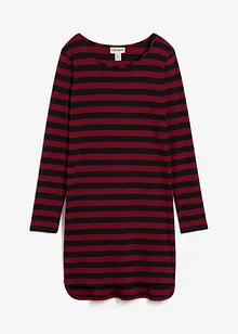 High-low jurk van zwaar katoen, bonprix