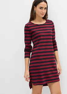 High-low jurk van zwaar katoen, bonprix