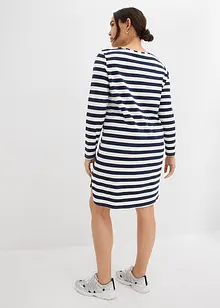 High-low jurk van zwaar katoen, bonprix