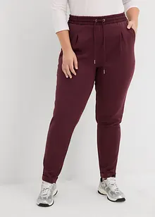 Chino broek van scuba, bonprix